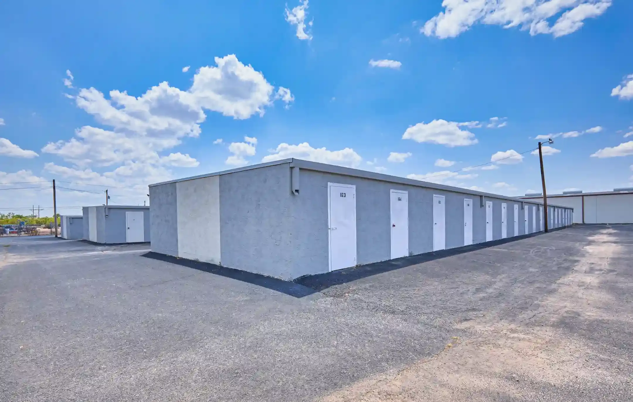 Drive up storage units