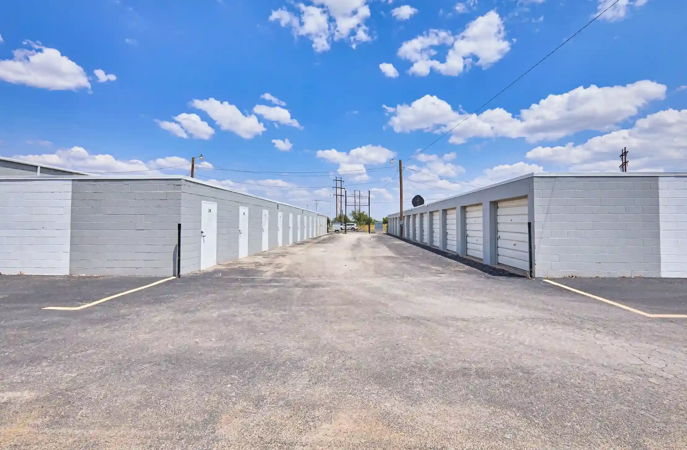 Drive up storage units