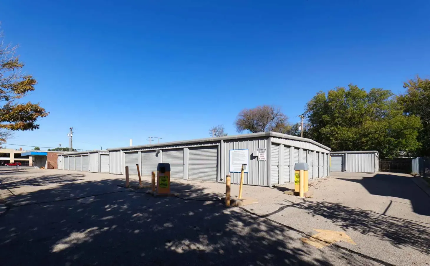 Drive up units at KO Self Storage