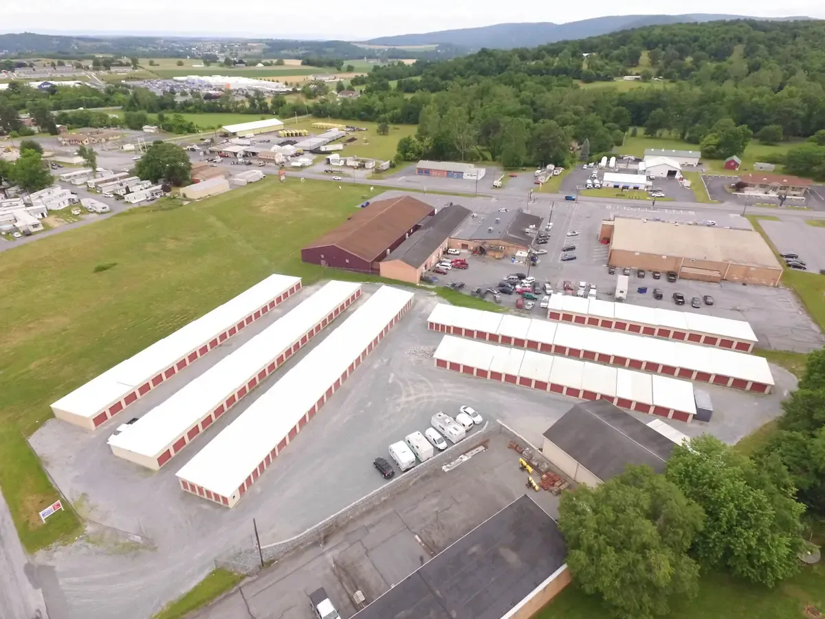Aerial view KO Storage of Waynesboro, PA