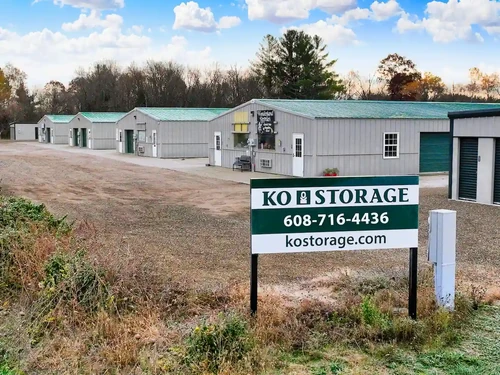 KO Storage of Mauston - WI-82 storage facility exterior view