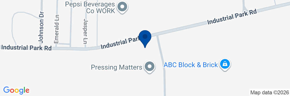 Map showing facility locations