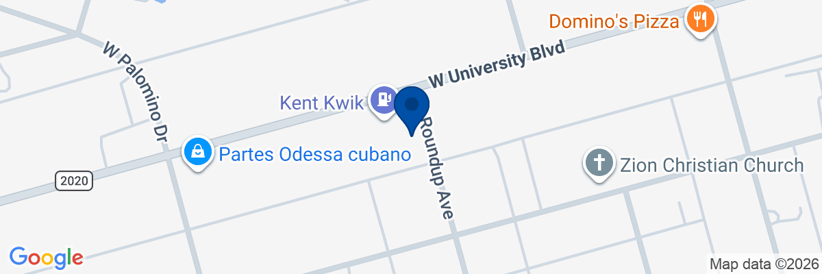 Map showing facility locations
