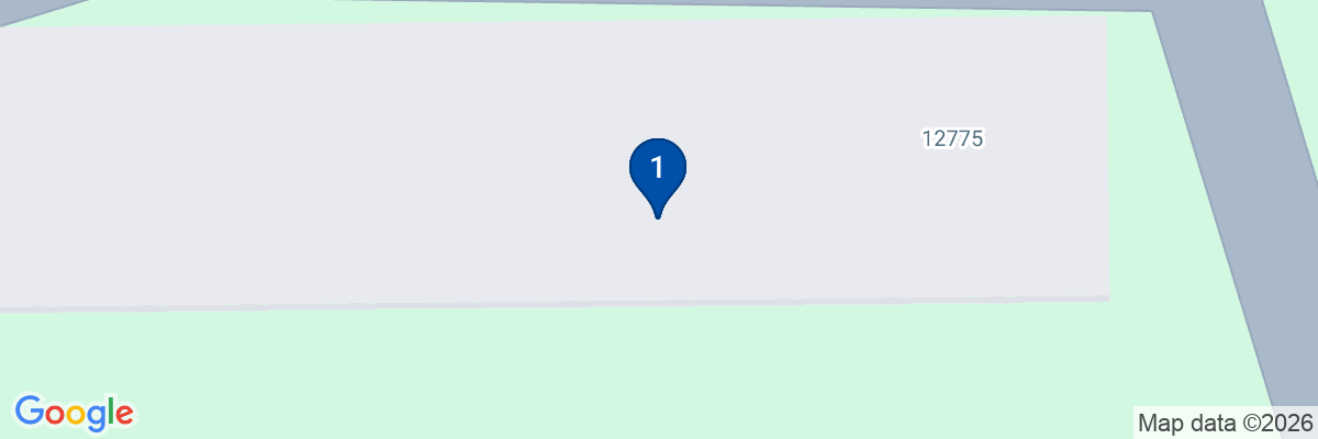 Map showing facility locations