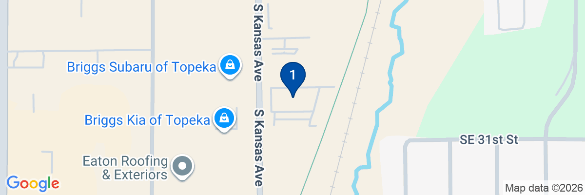 Map showing facility locations