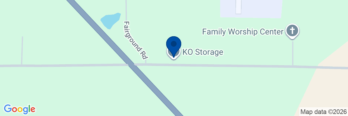 Map showing facility locations