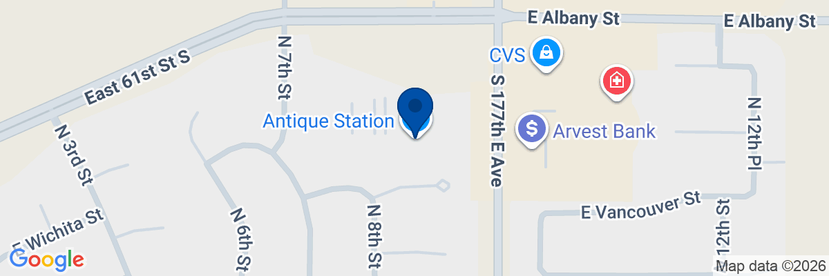 Map showing facility locations