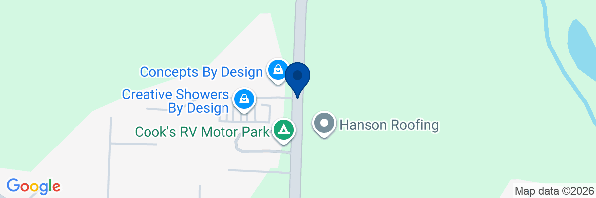 Map showing facility locations