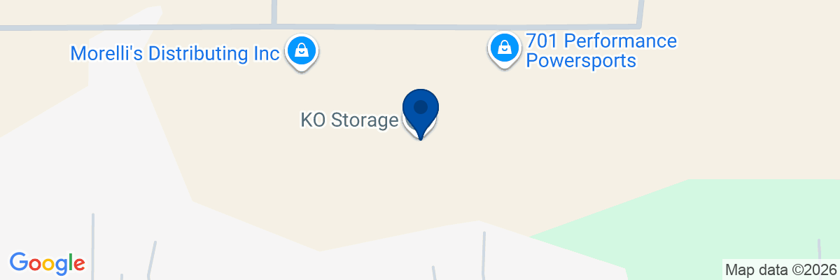 Map showing facility locations
