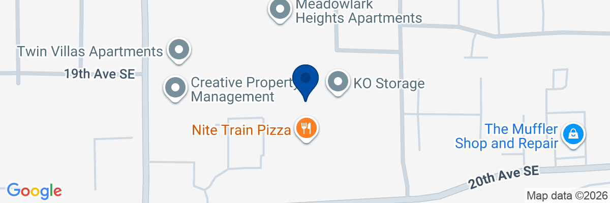 Map showing facility locations
