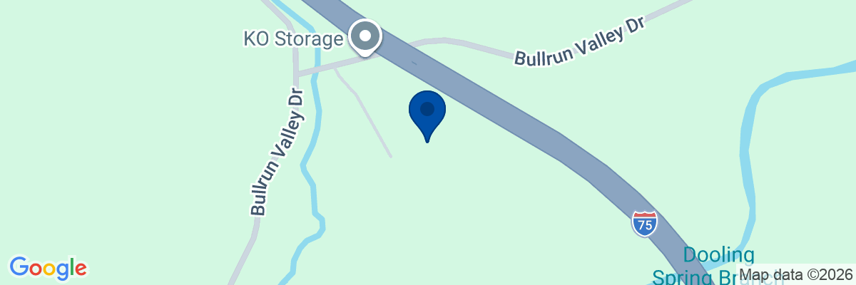 Map showing facility locations