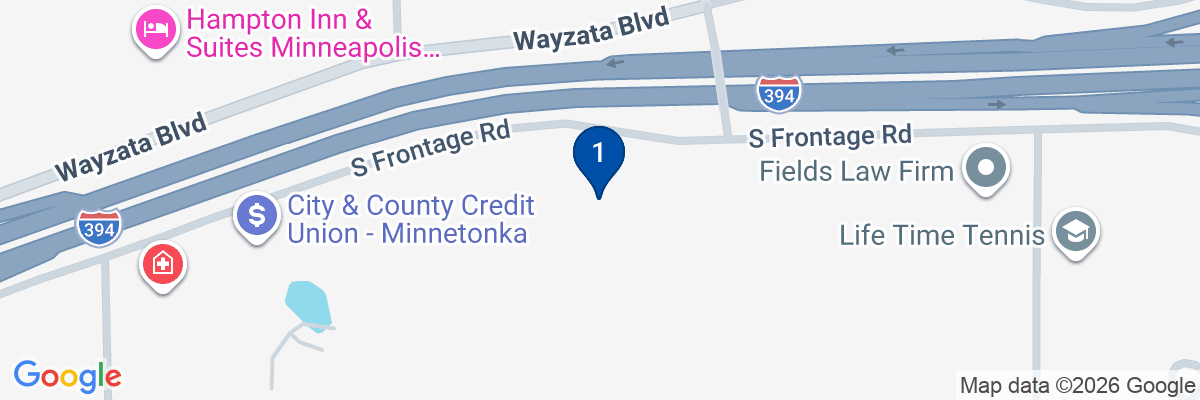 Map showing facility locations