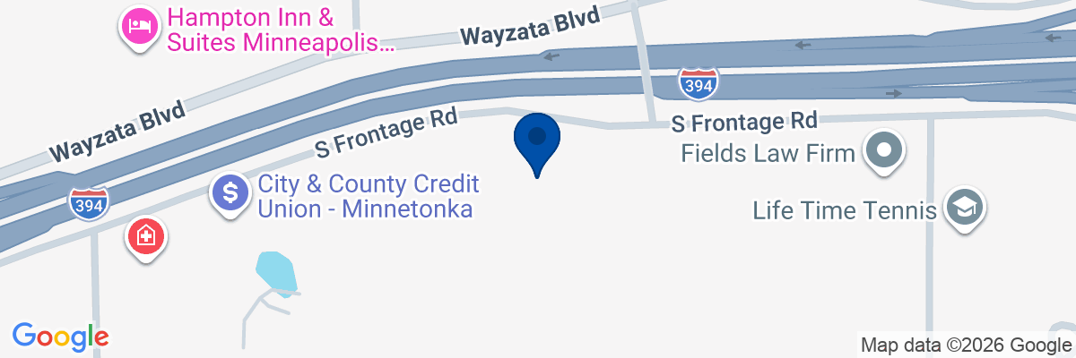 Map showing facility locations