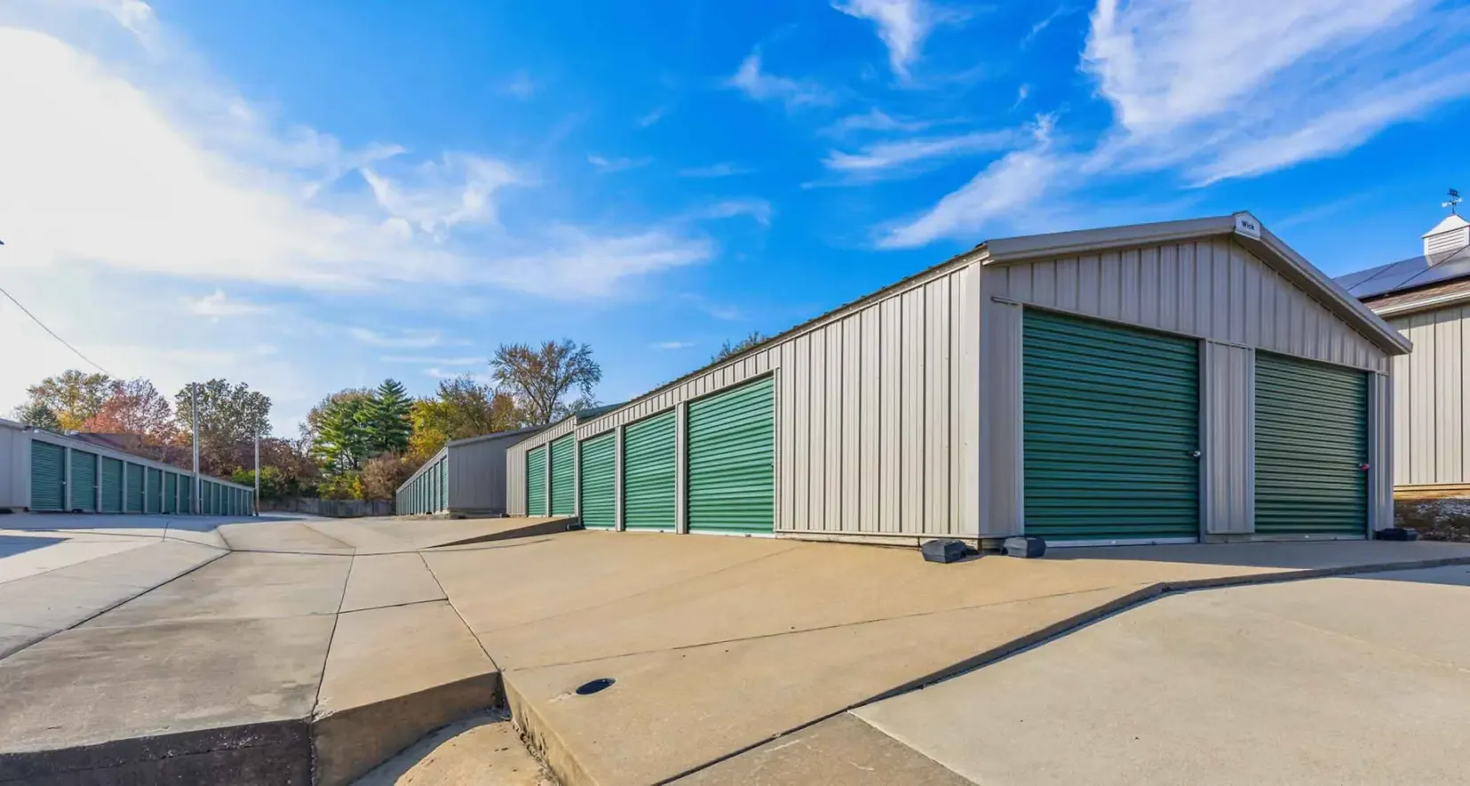Drive up units at KO Self Storage