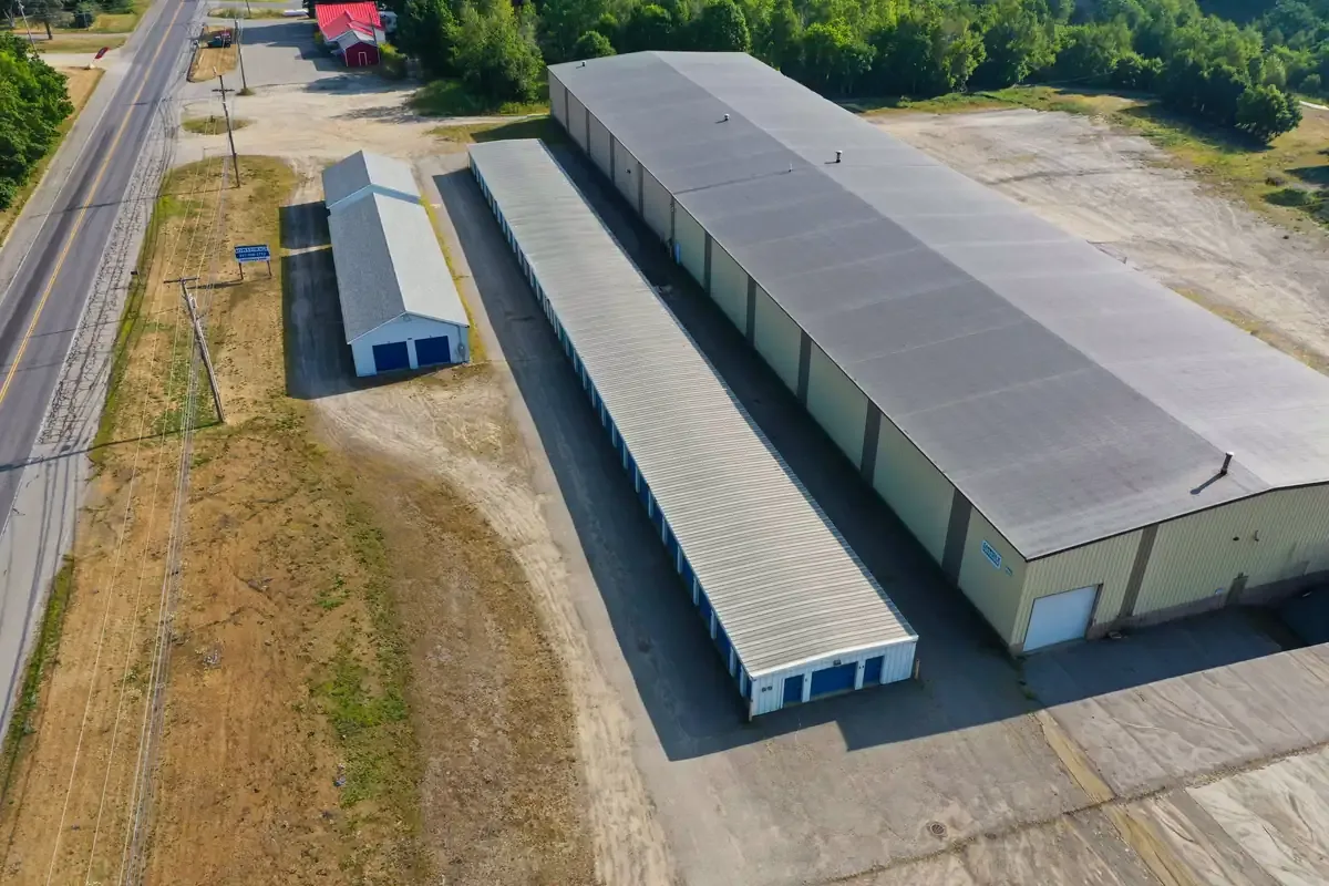 Ariel view KO Storage of Fairfield, ME