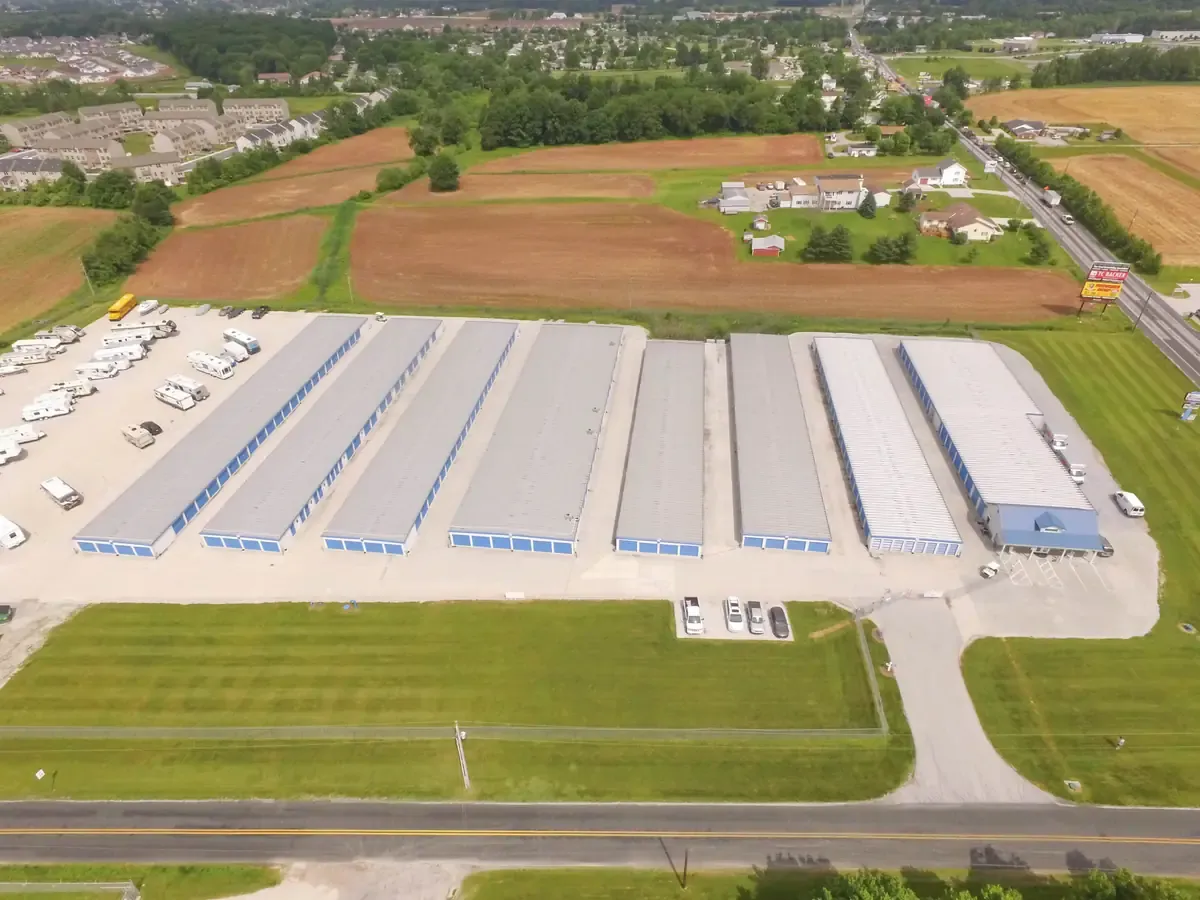 Aerial view KO Storage of New Oxford, PA