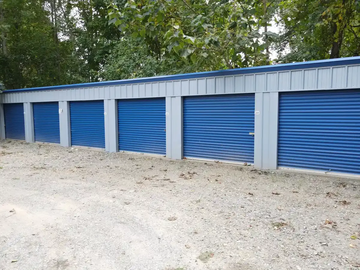 Drive up access storage unit KO Storage of Candler, NC