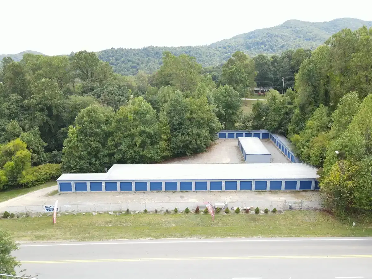 Storage facility view KO Storage of Candler, NC