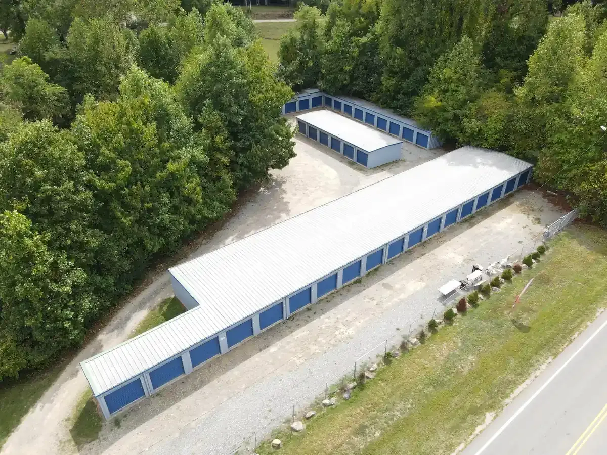 Aerial view KO Storage of Candler, NC