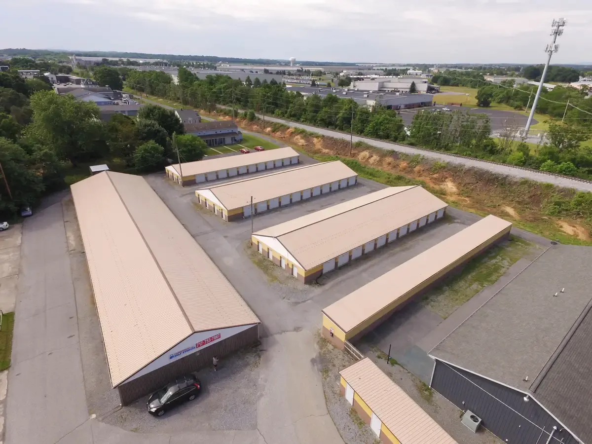 Aerial view KO Storage of Chambersburg, PA