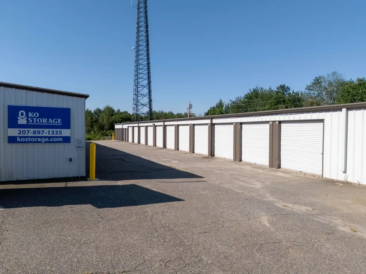 Drive up storage units KO Storage of Richmond, ME