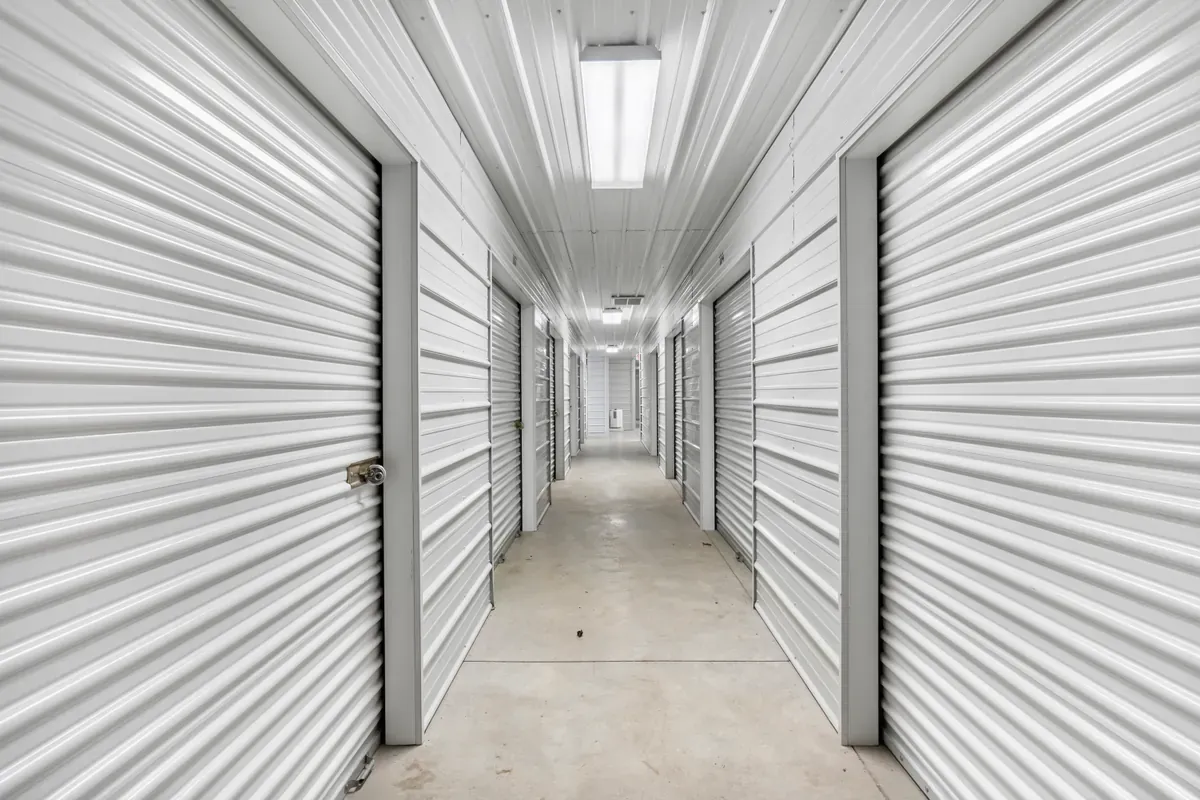Inside storage units KO Storage of Mount Vernon, MO