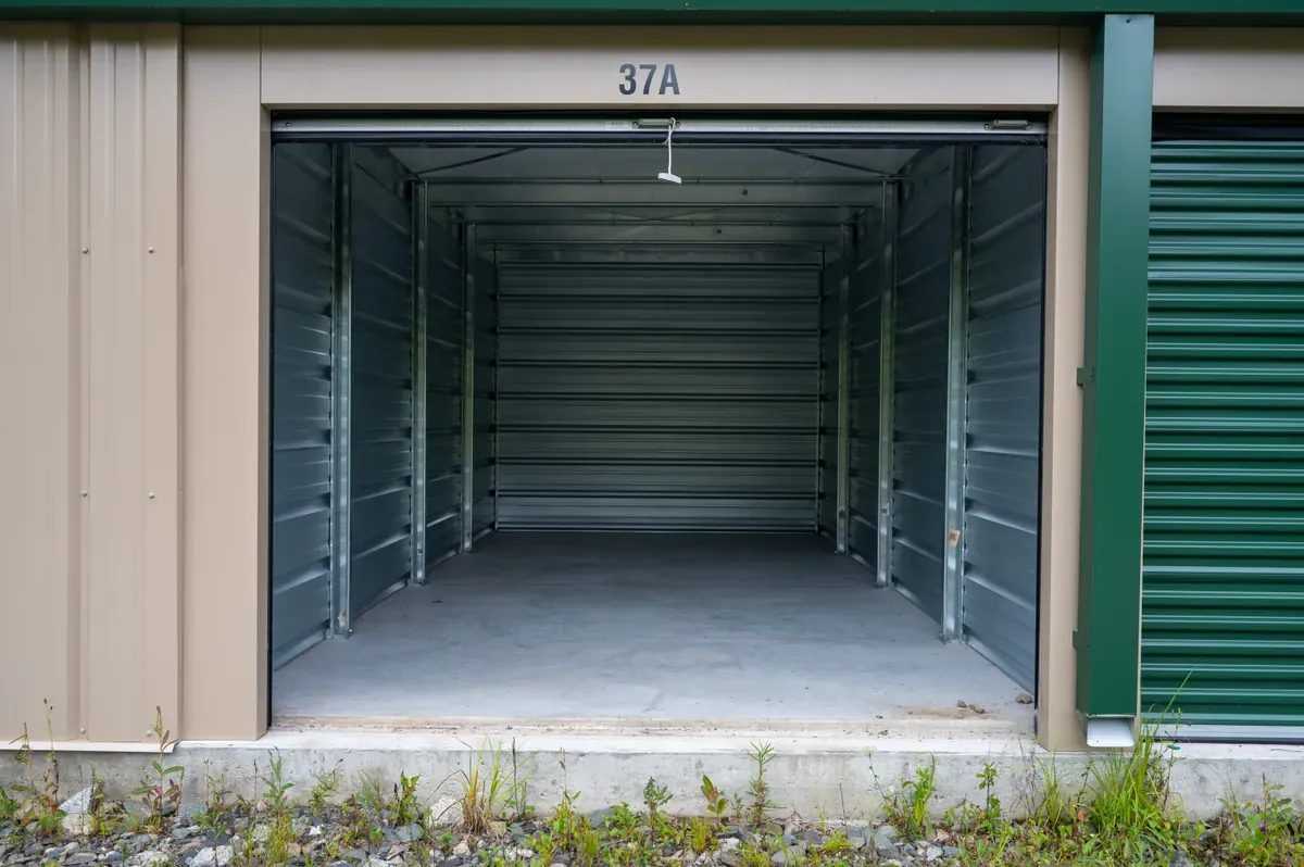 Inside unit size KO Storage of Pittsfield, ME