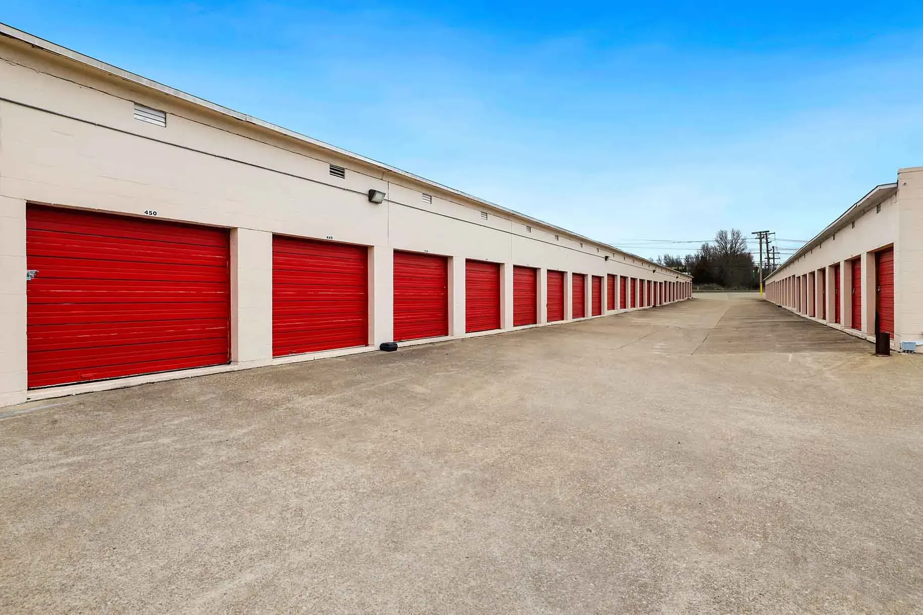 Drive up storage units
