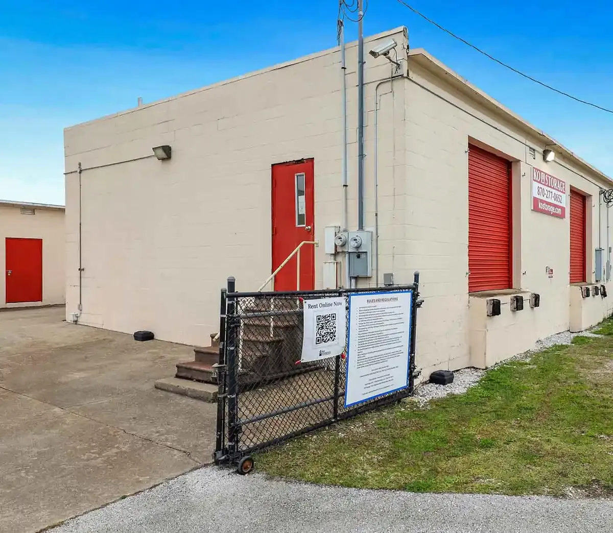 Gated storage facility