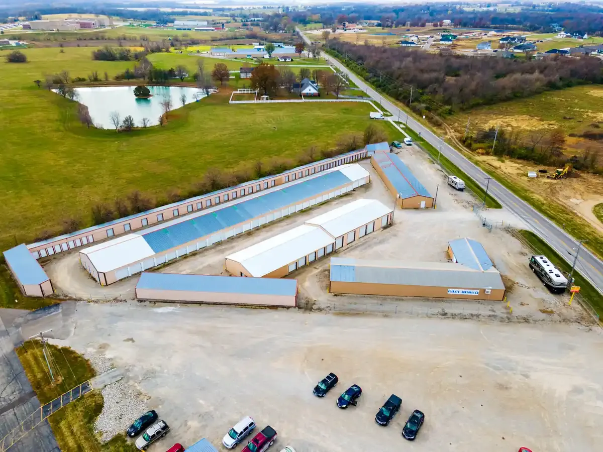 Aerial view KO Storage of Sedalia, MO