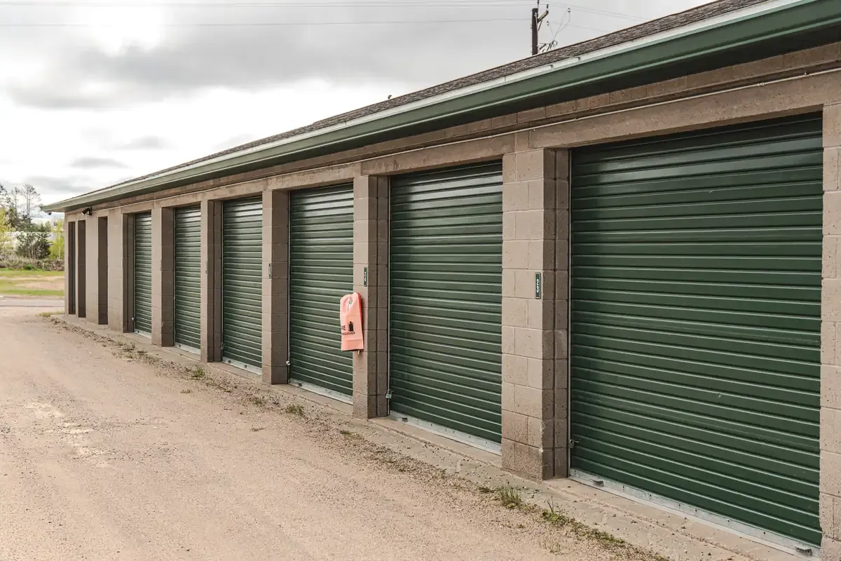Drive up storage unit KO Storage of Rhinelander, WI