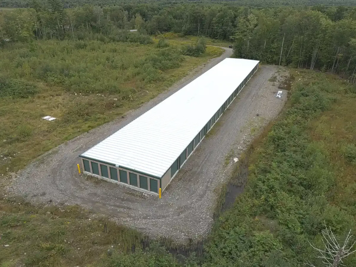 Aeriel view KO Storage of Pittsfield, ME