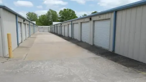 Drive up storage units outdoors at KO Storage Facility of Topeka