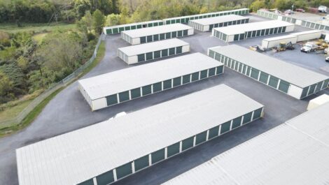 Aerial view of the facility