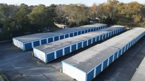 Aerial view of the facility