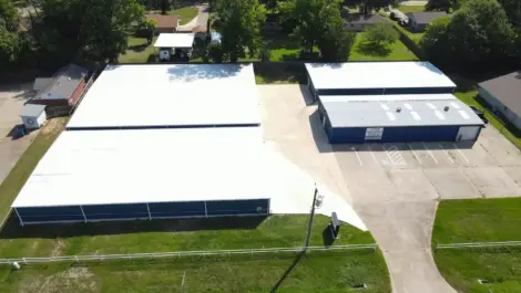 Drone view of KO storage of Lufkin on us-69