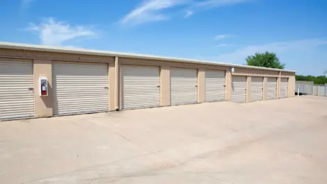 Various size options available in the storage units