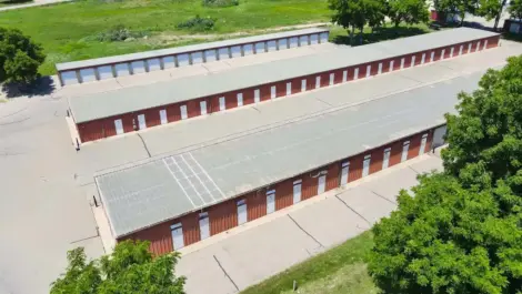 drone view at the Manhattan - Murray Rd. storage facility