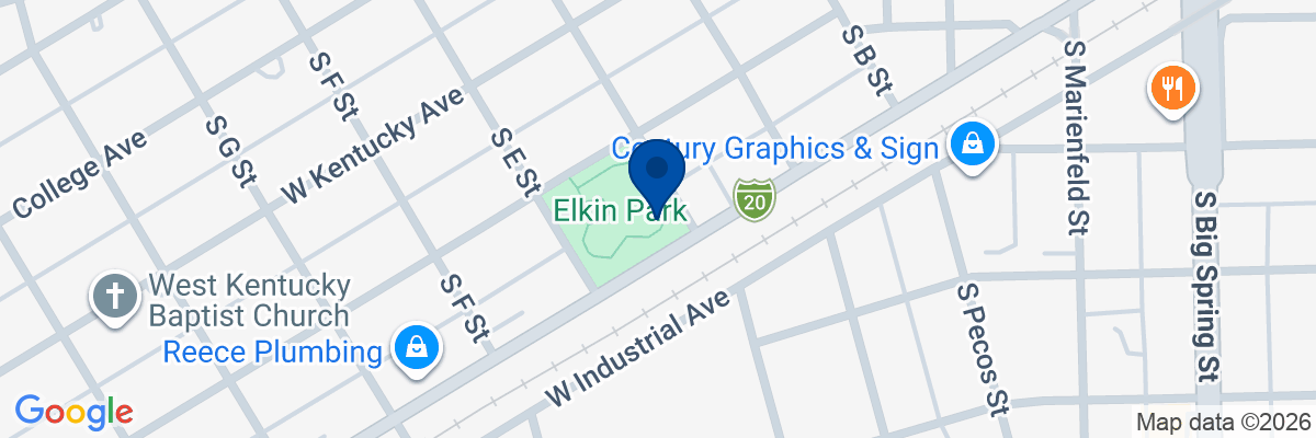 Map showing facility locations